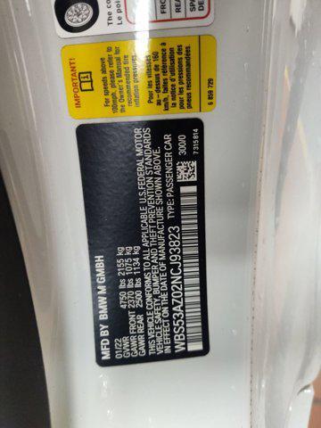 used 2022 BMW M4 car, priced at $61,999