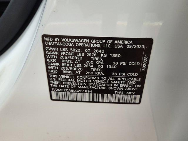 used 2020 Volkswagen Atlas Cross Sport car, priced at $25,998