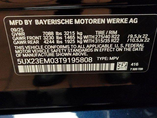 new 2026 BMW X7 car, priced at $100,730