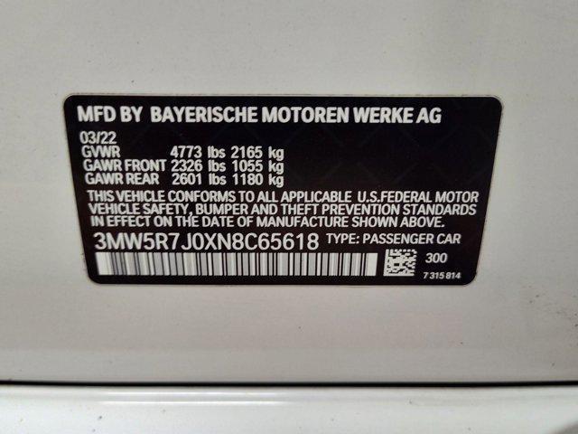 used 2022 BMW 330 car, priced at $34,999