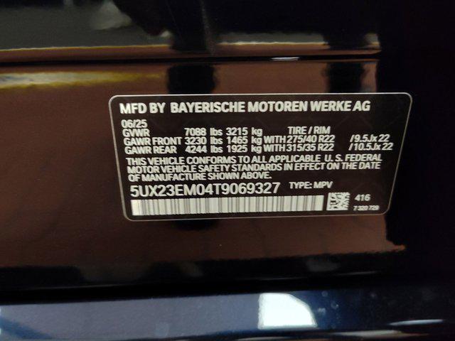 new 2026 BMW X7 car, priced at $99,575