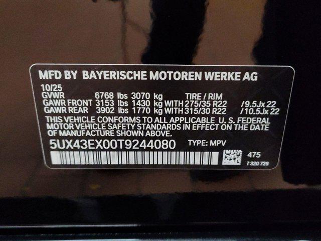 new 2026 BMW X6 car, priced at $108,825