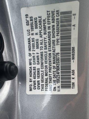 used 2019 Honda Insight car, priced at $18,999