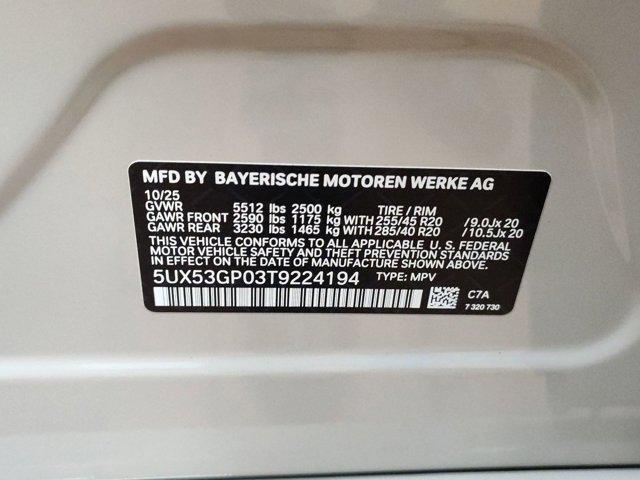 new 2026 BMW X3 car, priced at $59,575