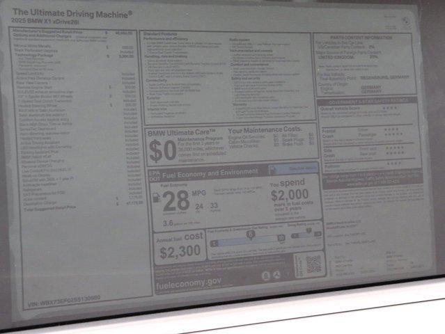 used 2025 BMW X1 car, priced at $42,933