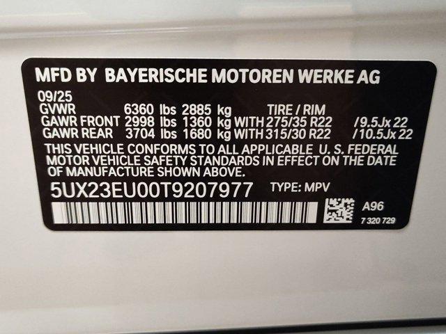 new 2026 BMW X5 car, priced at $86,975