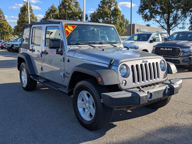 used 2016 Jeep Wrangler Unlimited car, priced at $18,900