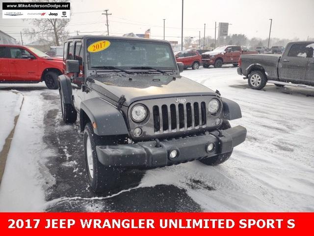 used 2017 Jeep Wrangler Unlimited car, priced at $19,943