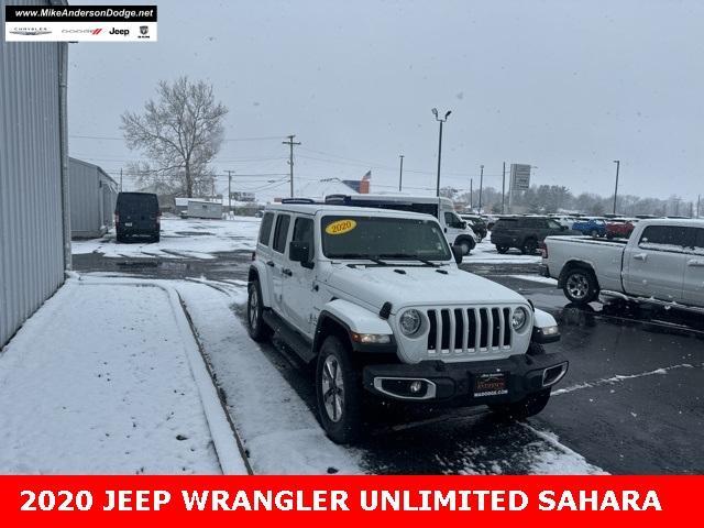 used 2020 Jeep Wrangler Unlimited car, priced at $29,913