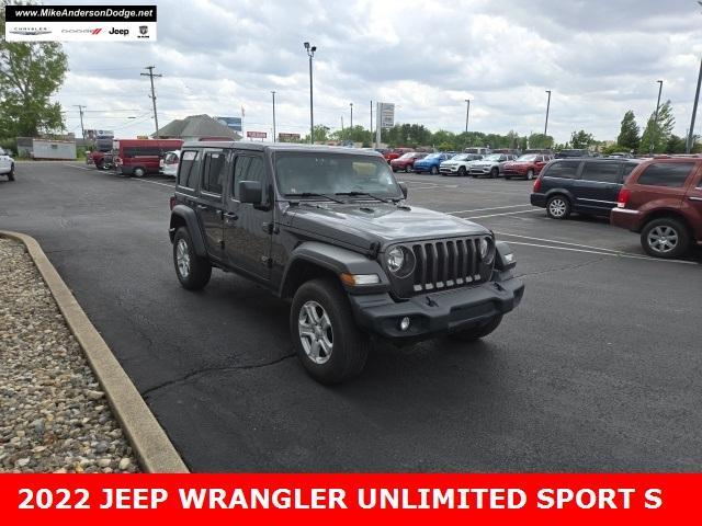 used 2022 Jeep Wrangler Unlimited car, priced at $30,644