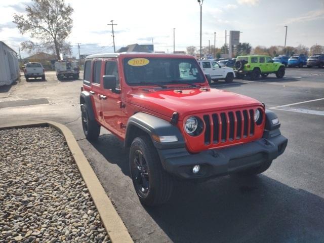 used 2021 Jeep Wrangler Unlimited car, priced at $29,819