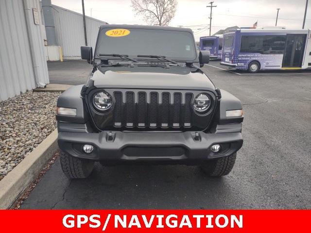 used 2021 Jeep Wrangler Unlimited car, priced at $28,954