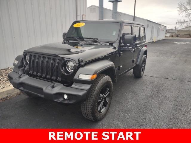 used 2021 Jeep Wrangler Unlimited car, priced at $28,954