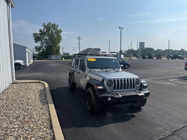 used 2021 Jeep Wrangler Unlimited car, priced at $29,875