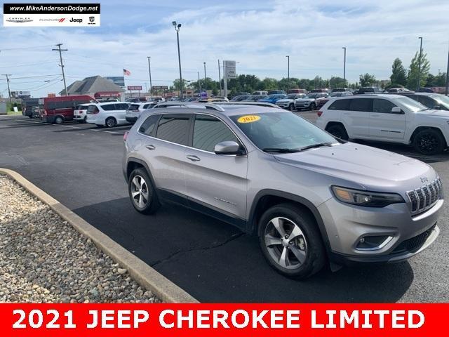 used 2021 Jeep Cherokee car, priced at $22,919