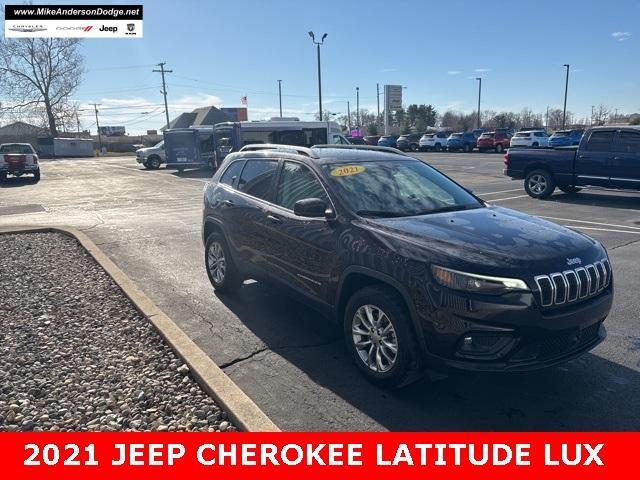 used 2021 Jeep Cherokee car, priced at $24,238