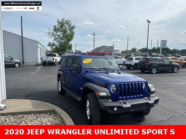 used 2020 Jeep Wrangler Unlimited car, priced at $32,680