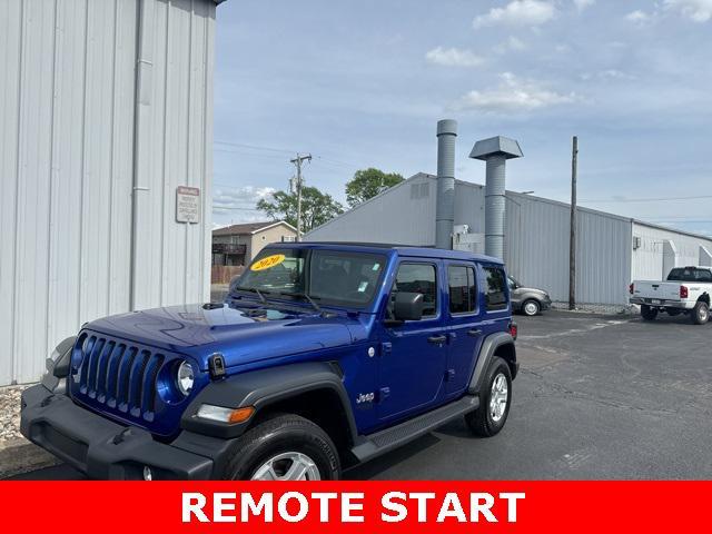 used 2020 Jeep Wrangler Unlimited car, priced at $31,649