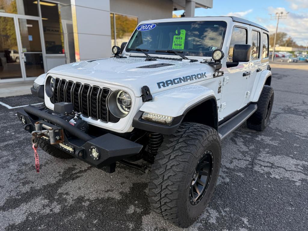 used 2018 Jeep Wrangler Unlimited car, priced at $33,900