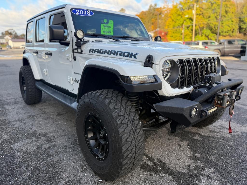 used 2018 Jeep Wrangler Unlimited car, priced at $33,900