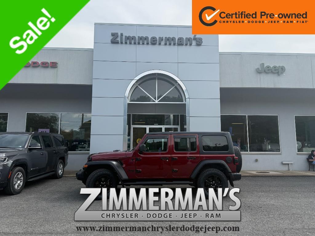 used 2021 Jeep Wrangler Unlimited car, priced at $31,900
