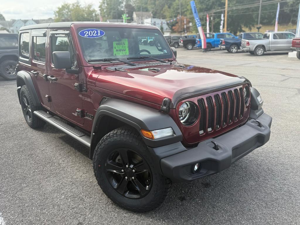 used 2021 Jeep Wrangler Unlimited car, priced at $31,900