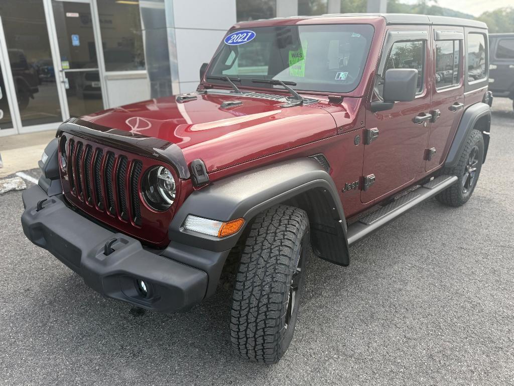 used 2021 Jeep Wrangler Unlimited car, priced at $31,900