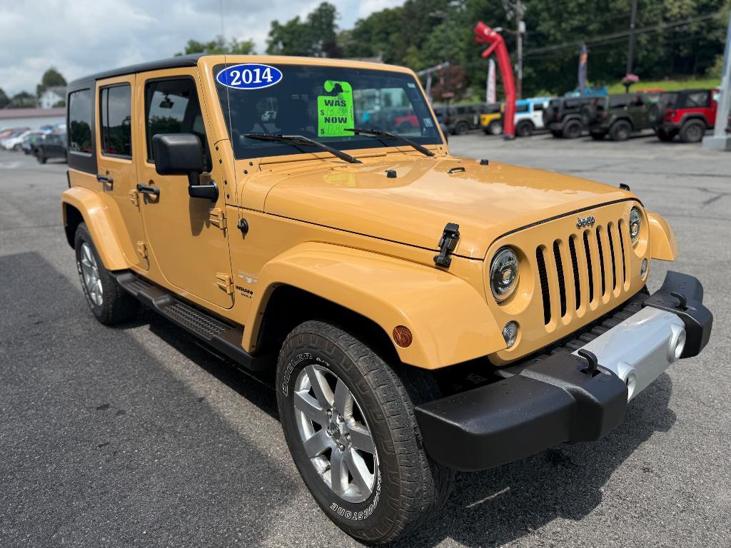 used 2014 Jeep Wrangler Unlimited car, priced at $17,700