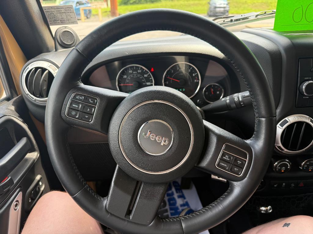used 2014 Jeep Wrangler Unlimited car, priced at $17,700