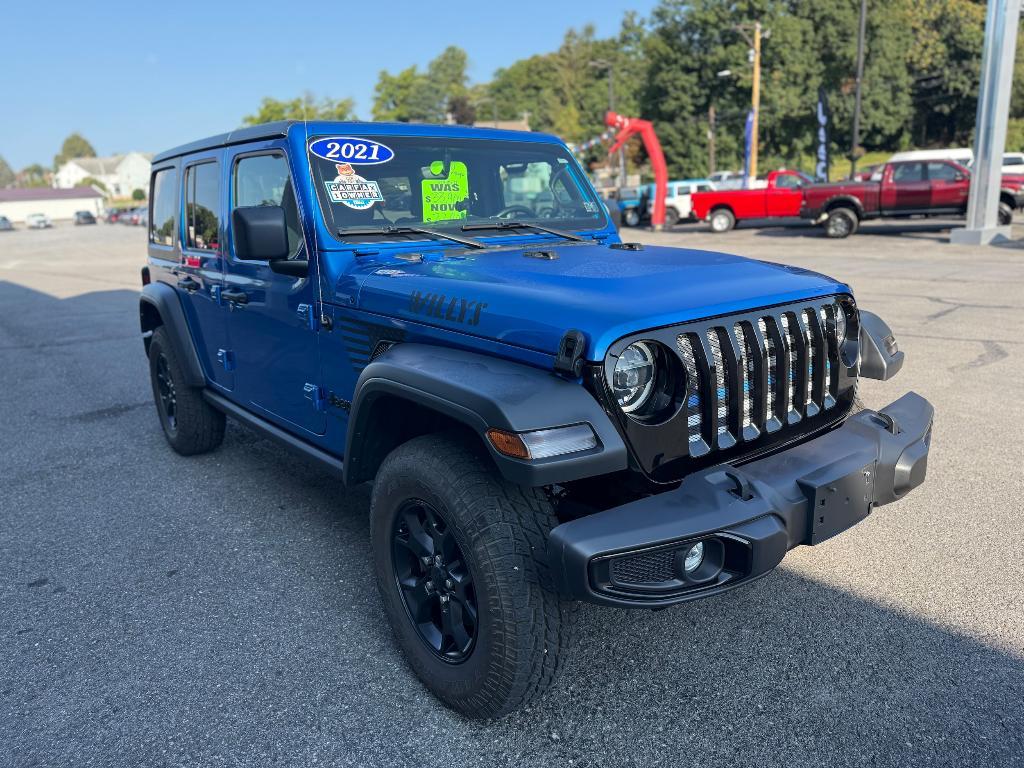 used 2021 Jeep Wrangler Unlimited car, priced at $32,400