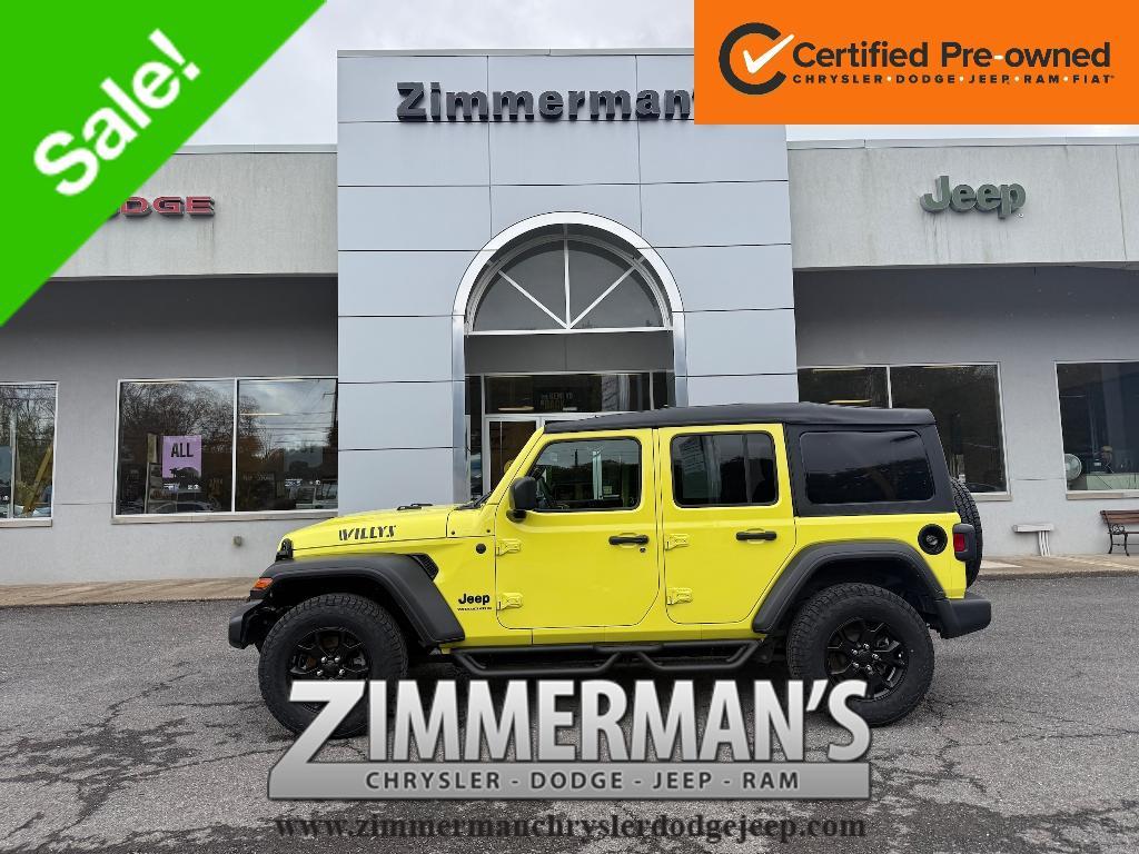 used 2023 Jeep Wrangler car, priced at $36,900