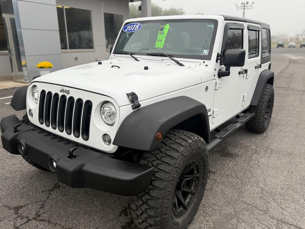 used 2018 Jeep Wrangler JK Unlimited car, priced at $26,900