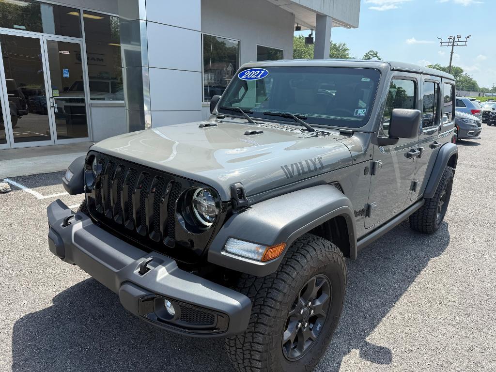used 2021 Jeep Wrangler Unlimited car, priced at $33,900