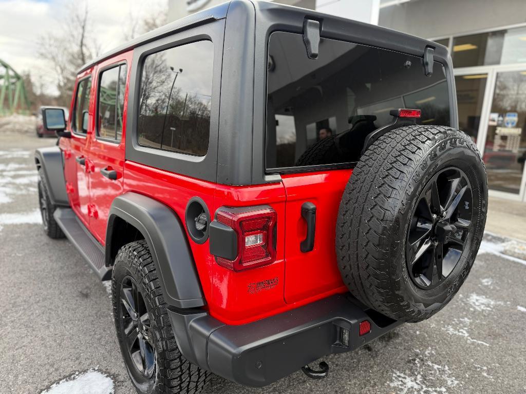 used 2021 Jeep Wrangler Unlimited car, priced at $30,937