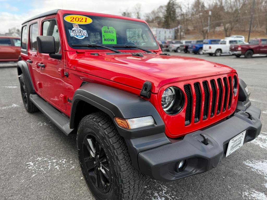 used 2021 Jeep Wrangler Unlimited car, priced at $30,937