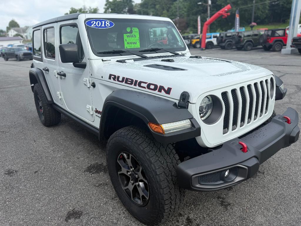 used 2018 Jeep Wrangler Unlimited car, priced at $34,606