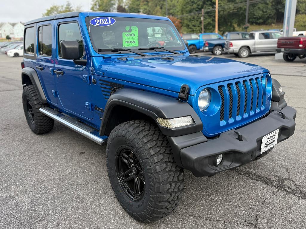 used 2021 Jeep Wrangler Unlimited car, priced at $30,300