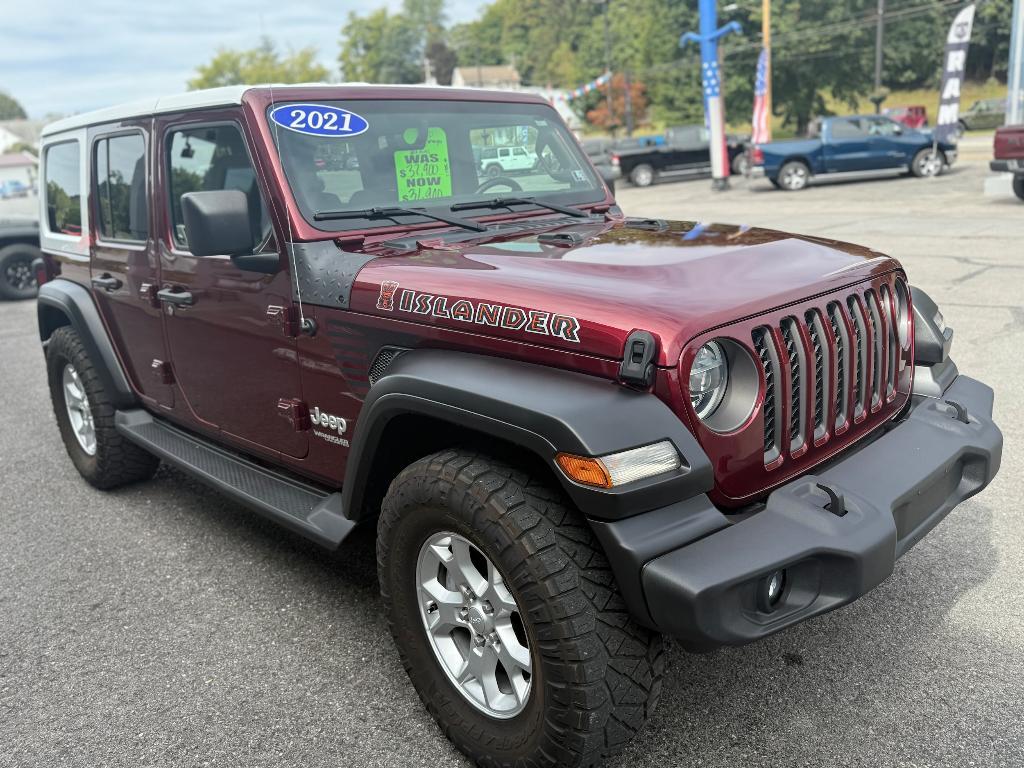 used 2021 Jeep Wrangler Unlimited car, priced at $31,900