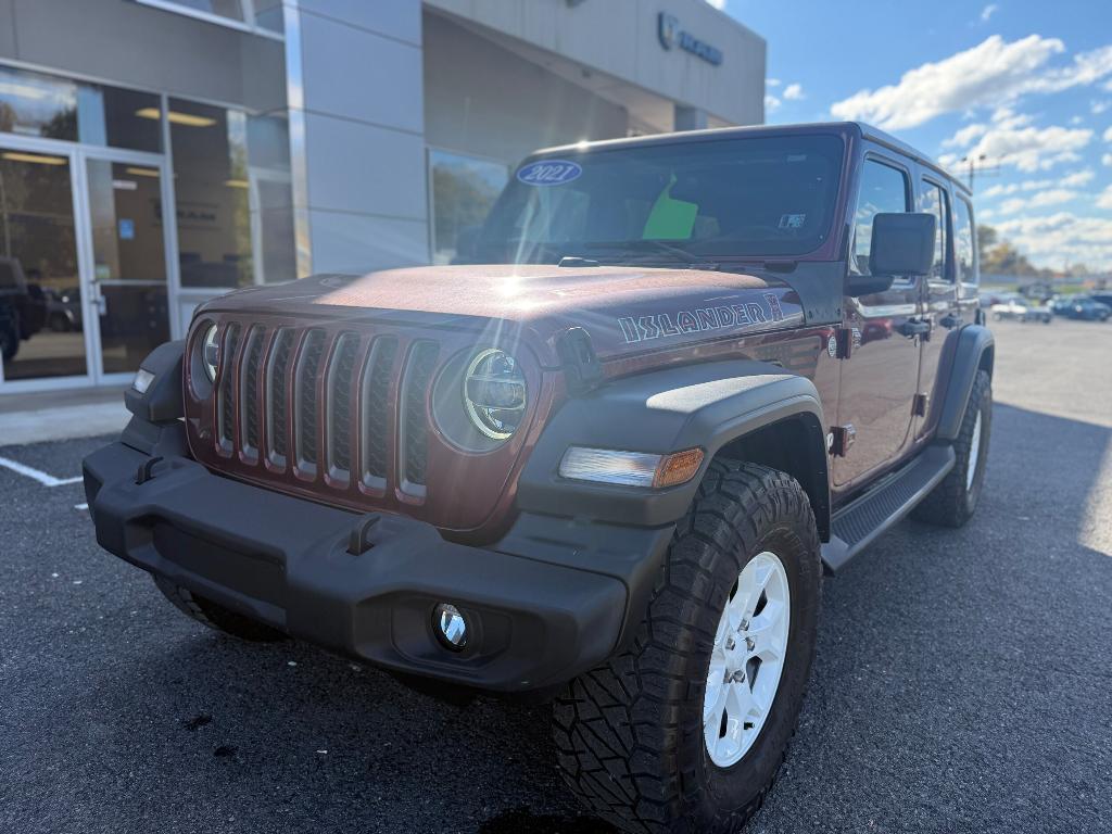 used 2021 Jeep Wrangler Unlimited car, priced at $31,900