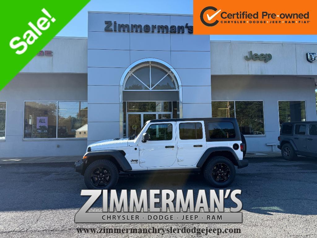 used 2021 Jeep Wrangler Unlimited car, priced at $33,900