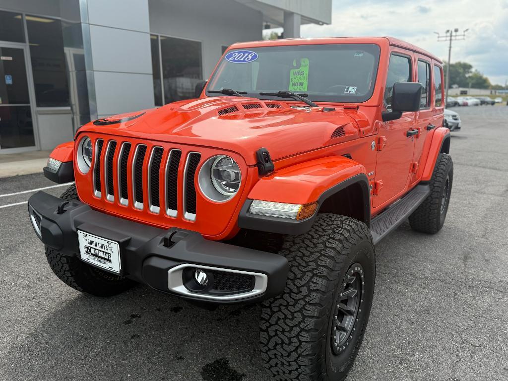 used 2018 Jeep Wrangler Unlimited car, priced at $34,900