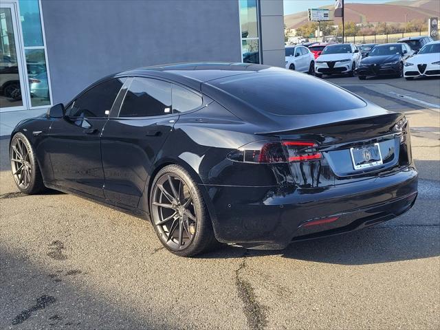 used 2022 Tesla Model S car, priced at $55,177