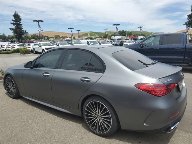 used 2022 Mercedes-Benz C-Class car, priced at $35,200