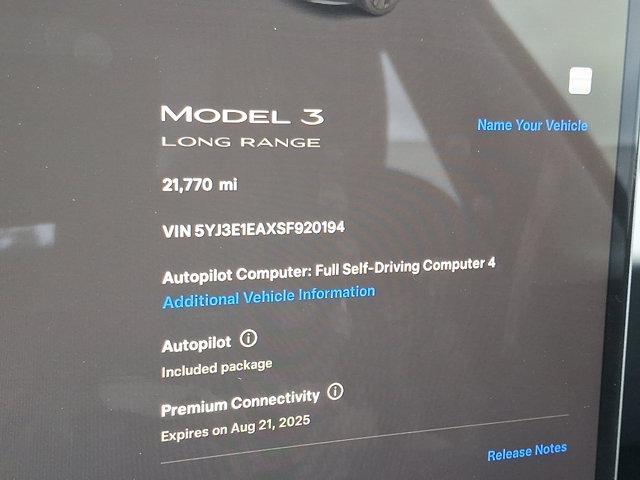 used 2025 Tesla Model 3 car, priced at $37,888