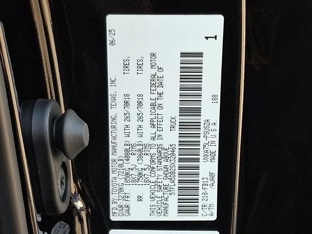 new 2025 Toyota Tundra car, priced at $56,175