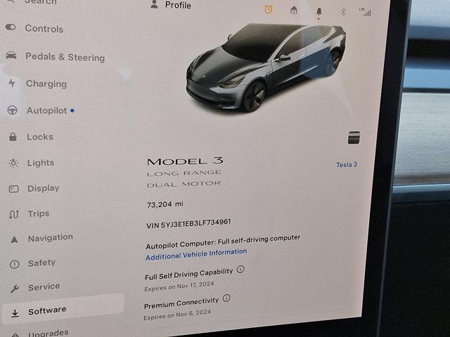 used 2020 Tesla Model 3 car, priced at $25,888