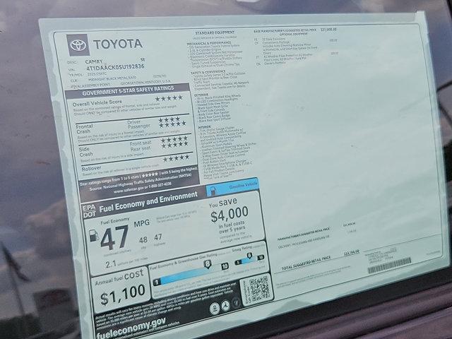 new 2025 Toyota Camry car, priced at $32,104