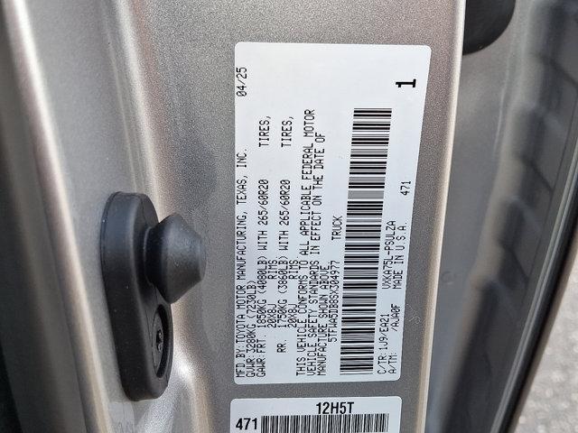 new 2025 Toyota Tundra car, priced at $62,284