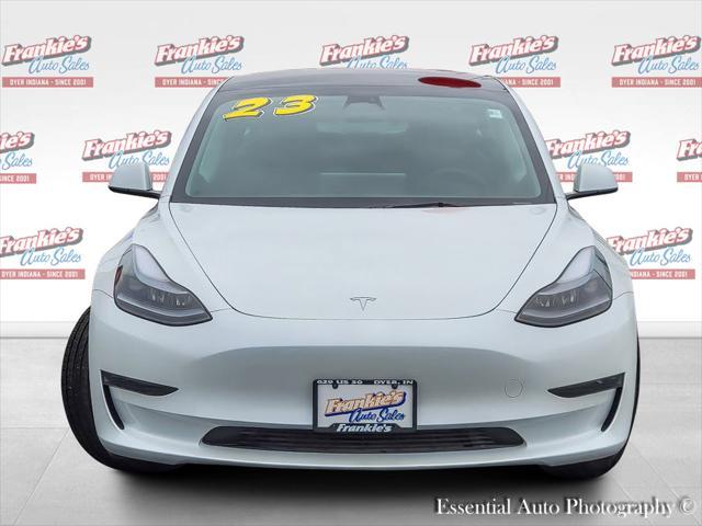 used 2023 Tesla Model 3 car, priced at $29,400