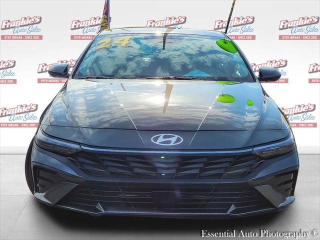 used 2024 Hyundai Elantra car, priced at $18,500